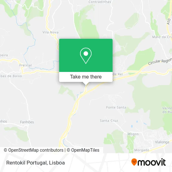 Rentokil Portugal map