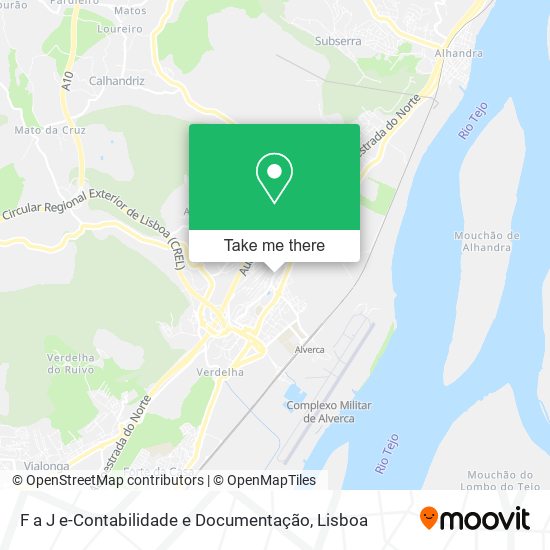 F a J e-Contabilidade e Documentação mapa