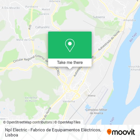 Npl Electric - Fabrico de Equipamentos Eléctricos mapa