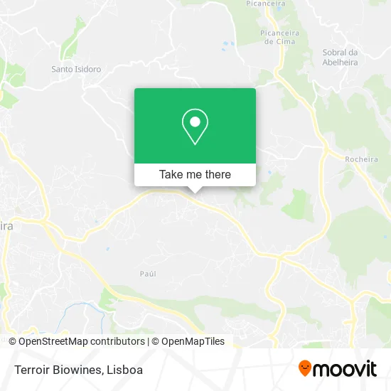 Terroir Biowines map
