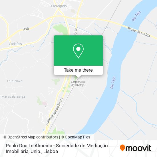 Paulo Duarte Almeida - Sociedade de Mediação Imobiliária, Unip. map