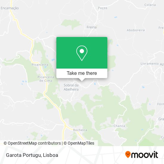 Garota Portugu mapa