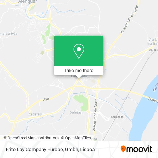 Frito Lay Company Europe, Gmbh map