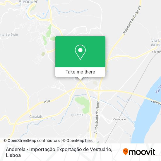 Anderela - Importação Exportação de Vestuário map