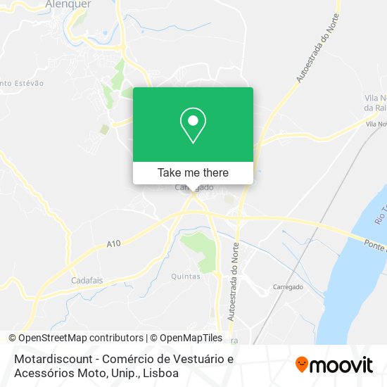 Motardiscount - Comércio de Vestuário e Acessórios Moto, Unip. map