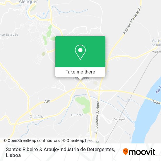 Santos Ribeiro & Araújo-Indústria de Detergentes map