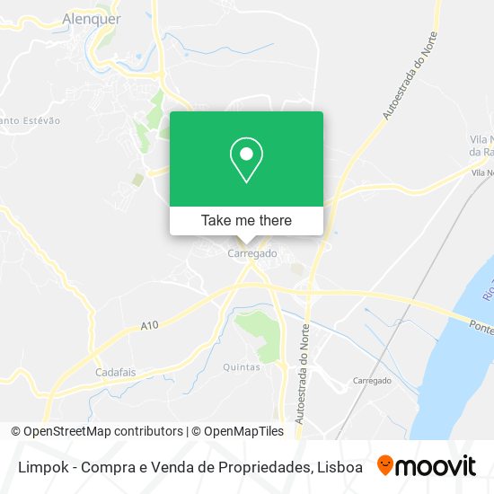 Limpok - Compra e Venda de Propriedades mapa
