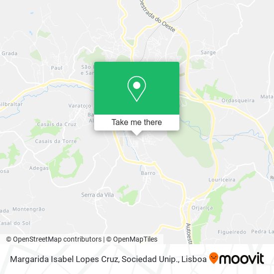Margarida Isabel Lopes Cruz, Sociedad Unip. mapa