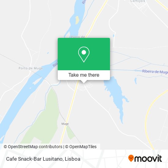 Cafe Snack-Bar Lusitano mapa