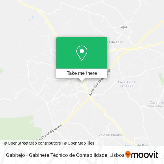 Gabitejo - Gabinete Técnico de Contabilidade map
