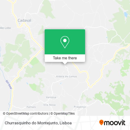 Churrasquinho do Montejunto map
