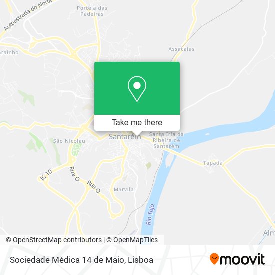 Sociedade Médica 14 de Maio map