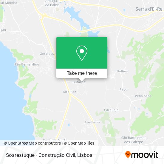 Soarestuque - Construção Civil map