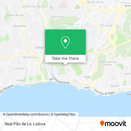 Real Pão de Ló map