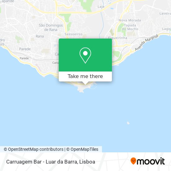 Carruagem Bar - Luar da Barra map