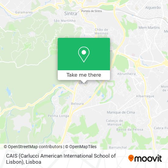 CAIS (Carlucci American International School of Lisbon) map