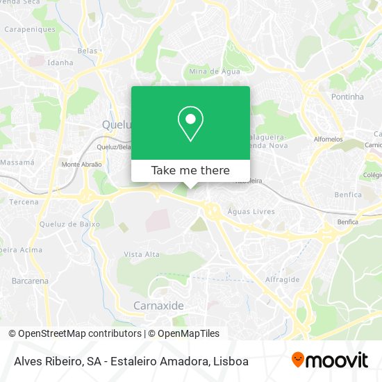 Alves Ribeiro, SA - Estaleiro Amadora mapa