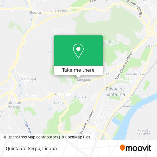 Quinta do Serpa mapa