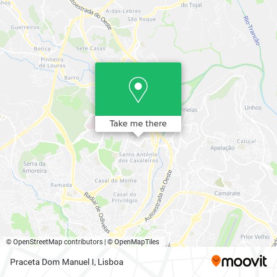 Praceta Dom Manuel I mapa