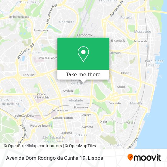 Avenida Dom Rodrigo da Cunha 19 map