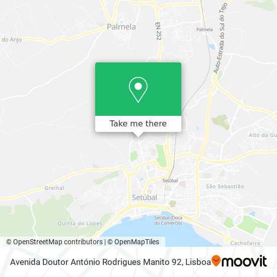 Avenida Doutor António Rodrigues Manito 92 map