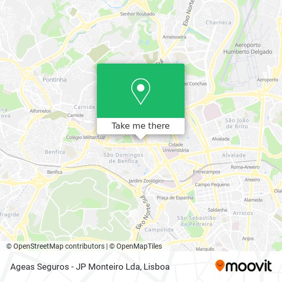 Ageas Seguros - JP Monteiro Lda map