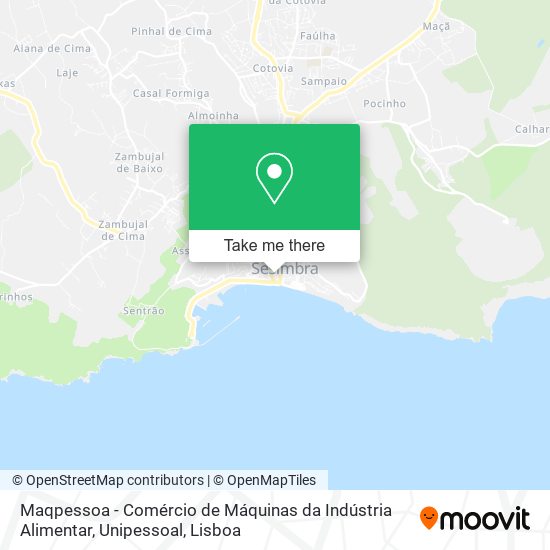 Maqpessoa - Comércio de Máquinas da Indústria Alimentar, Unipessoal map