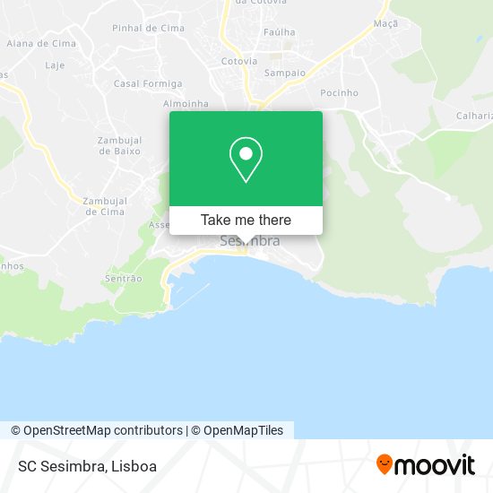SC Sesimbra mapa