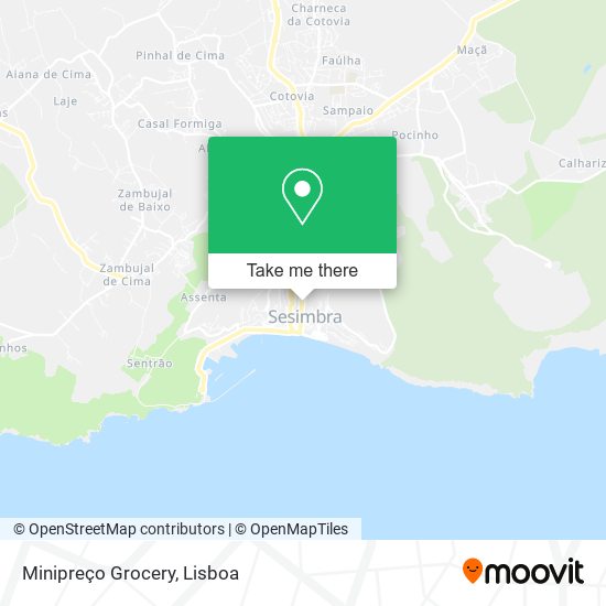 Minipreço Grocery map