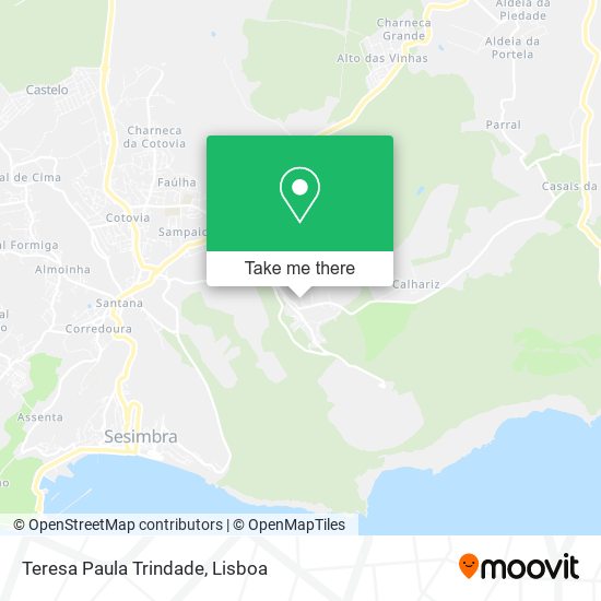 Teresa Paula Trindade mapa