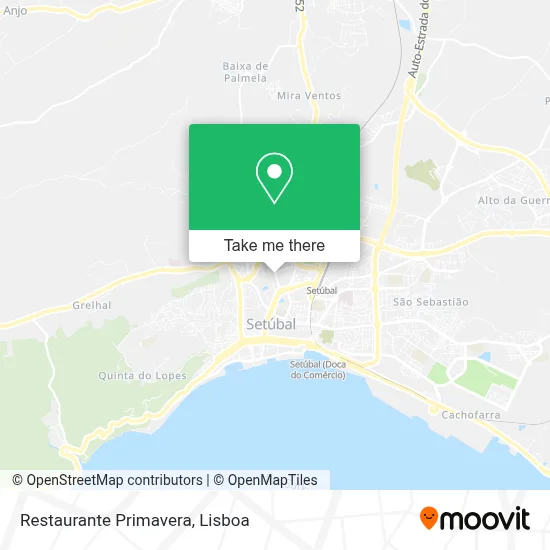 Restaurante Primavera map