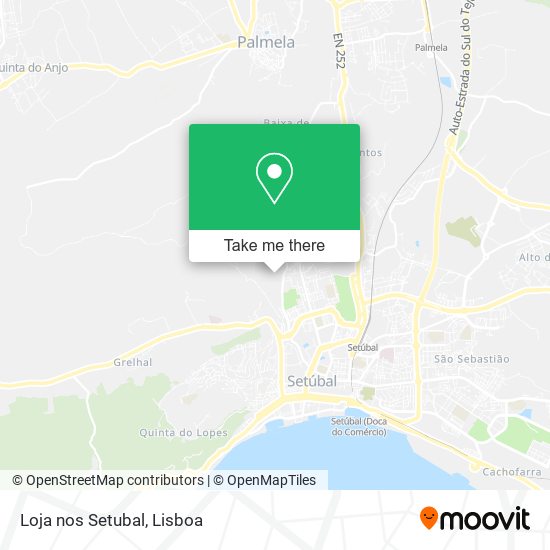 Loja nos Setubal map