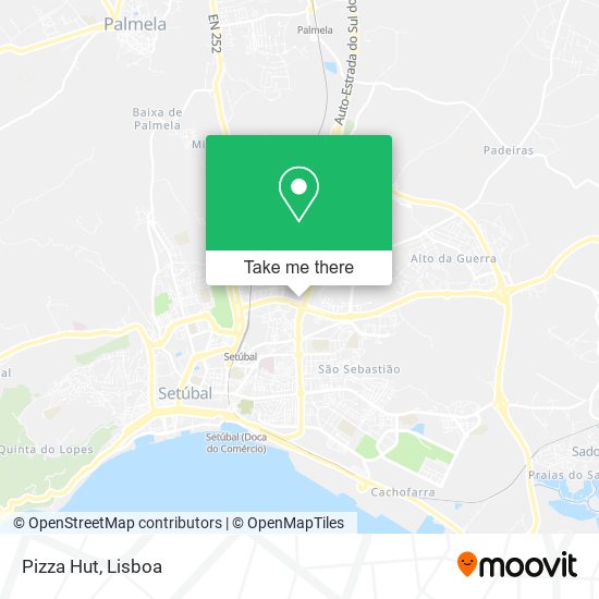 Pizza Hut map