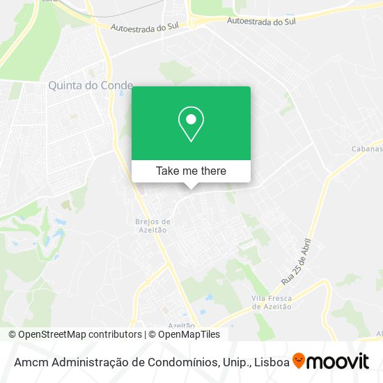 Amcm Administração de Condomínios, Unip. map