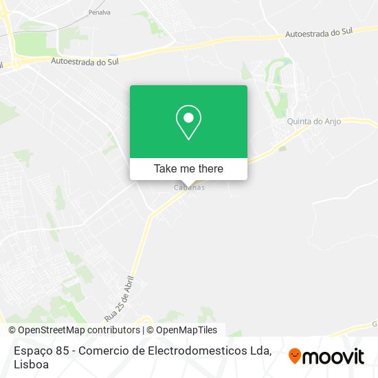 Espaço 85 - Comercio de Electrodomesticos Lda mapa