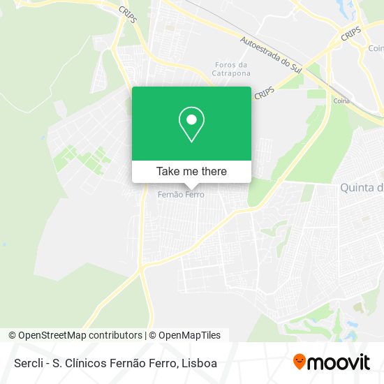 Sercli - S. Clínicos Fernão Ferro map
