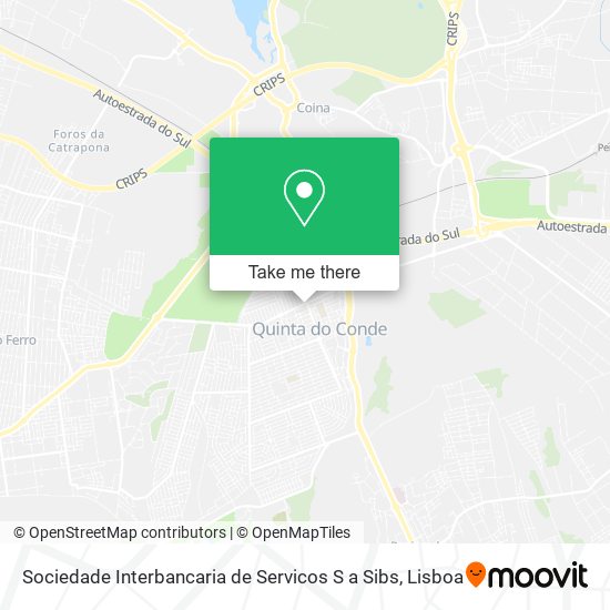 Sociedade Interbancaria de Servicos S a Sibs mapa