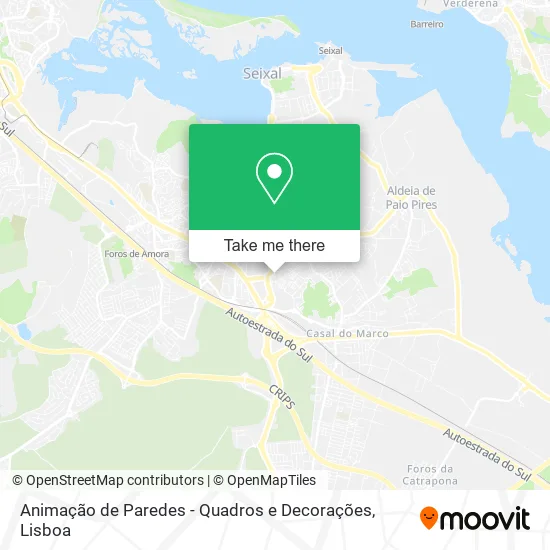Animação de Paredes - Quadros e Decorações map