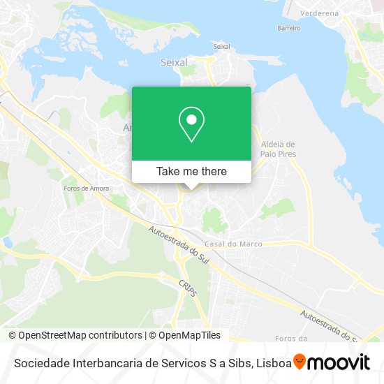 Sociedade Interbancaria de Servicos S a Sibs map