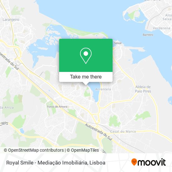 Royal Smile - Mediação Imobiliária map