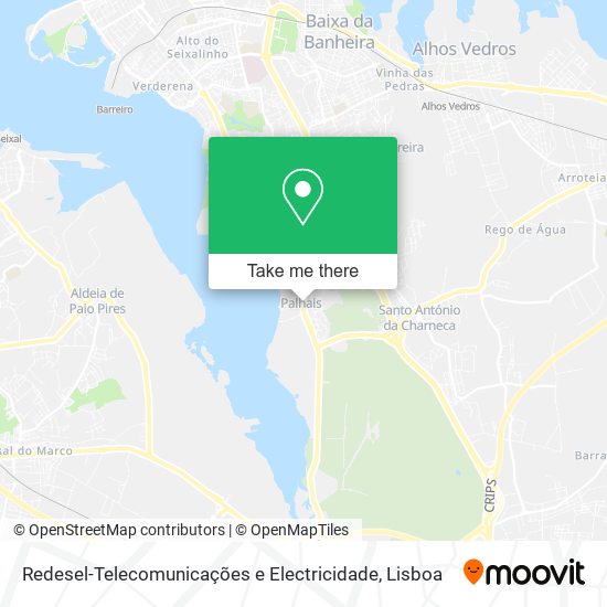 Redesel-Telecomunicações e Electricidade map