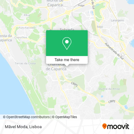 Mãvel Moda map