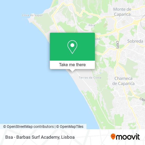 Bsa - Barbas Surf Academy map