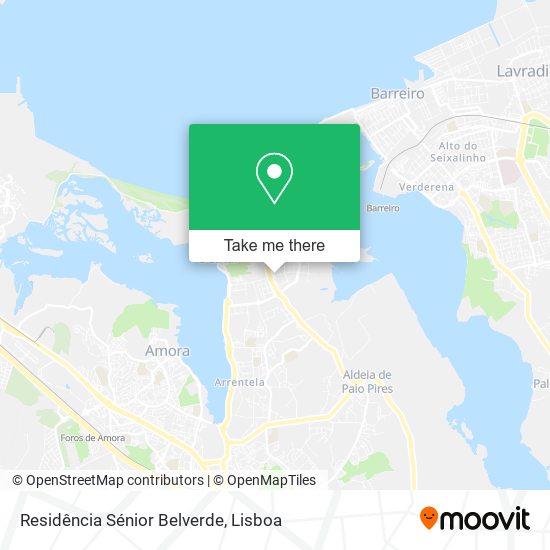 Residência Sénior Belverde map