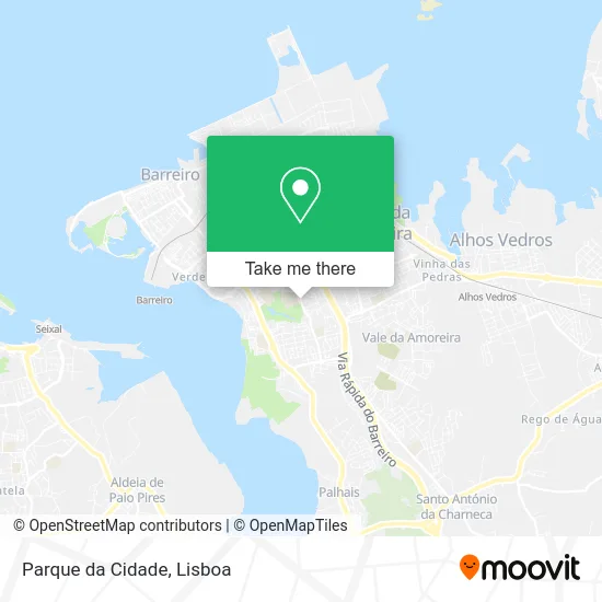 Parque da Cidade map