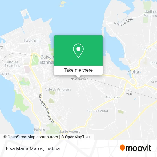 Elsa Maria Matos map