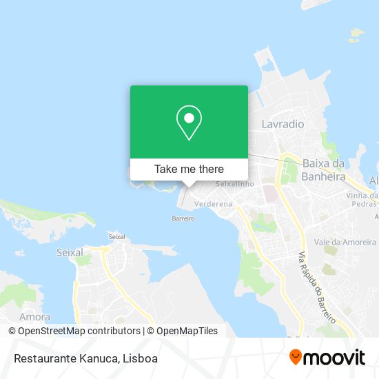 Restaurante Kanuca mapa