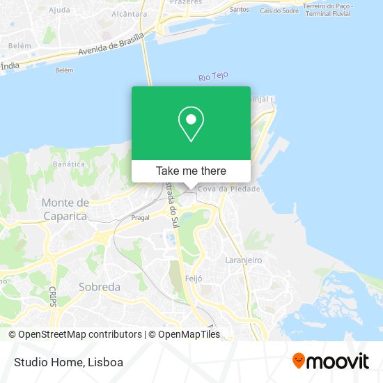 Studio Home mapa