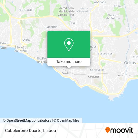 Cabeleireiro Duarte mapa