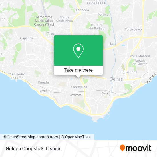 Golden Chopstick map